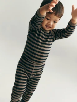 Leggings i merinould til baby