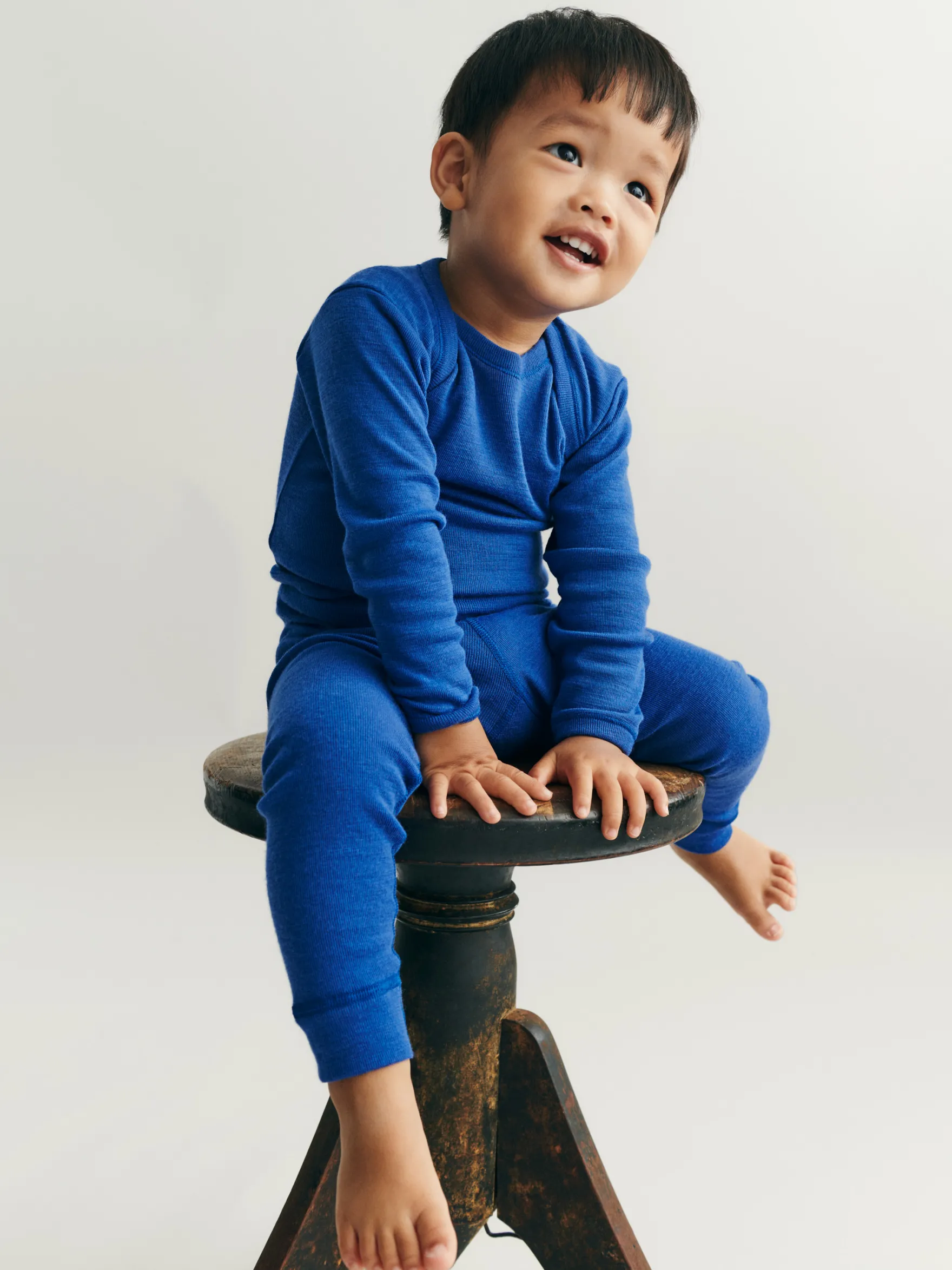 Leggings i merinould til baby