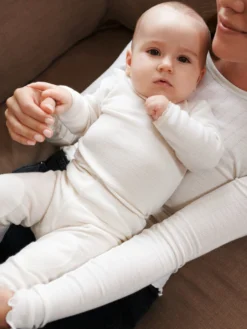 Leggings i merinould til baby