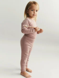 Leggings i merinould til baby