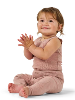 Leggings i merinould til baby