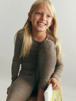 Leggings i merinould til børn