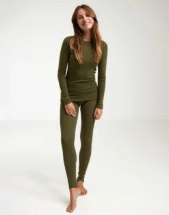 Leggings i merinould til kvinder