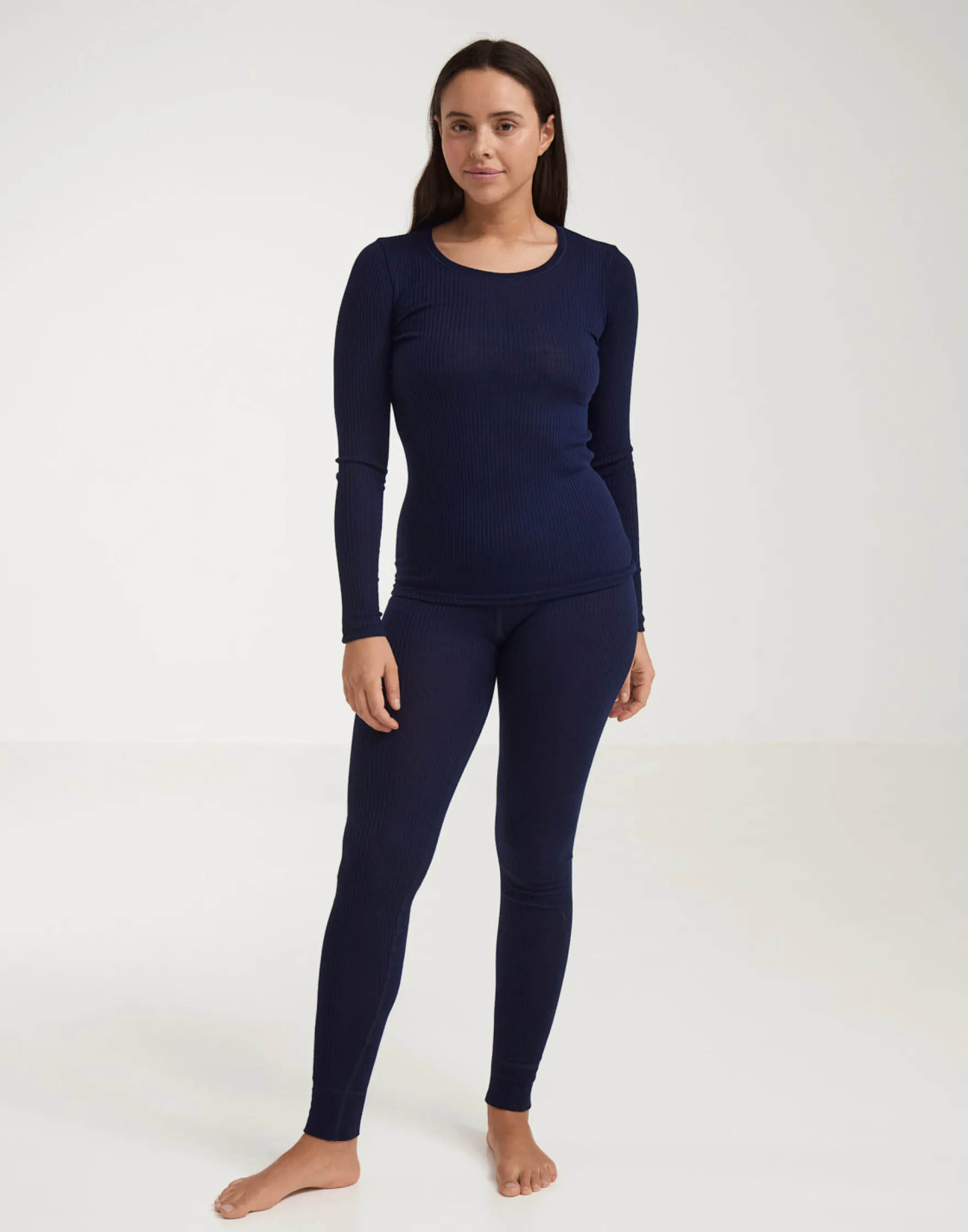 Leggings i merinould til kvinder