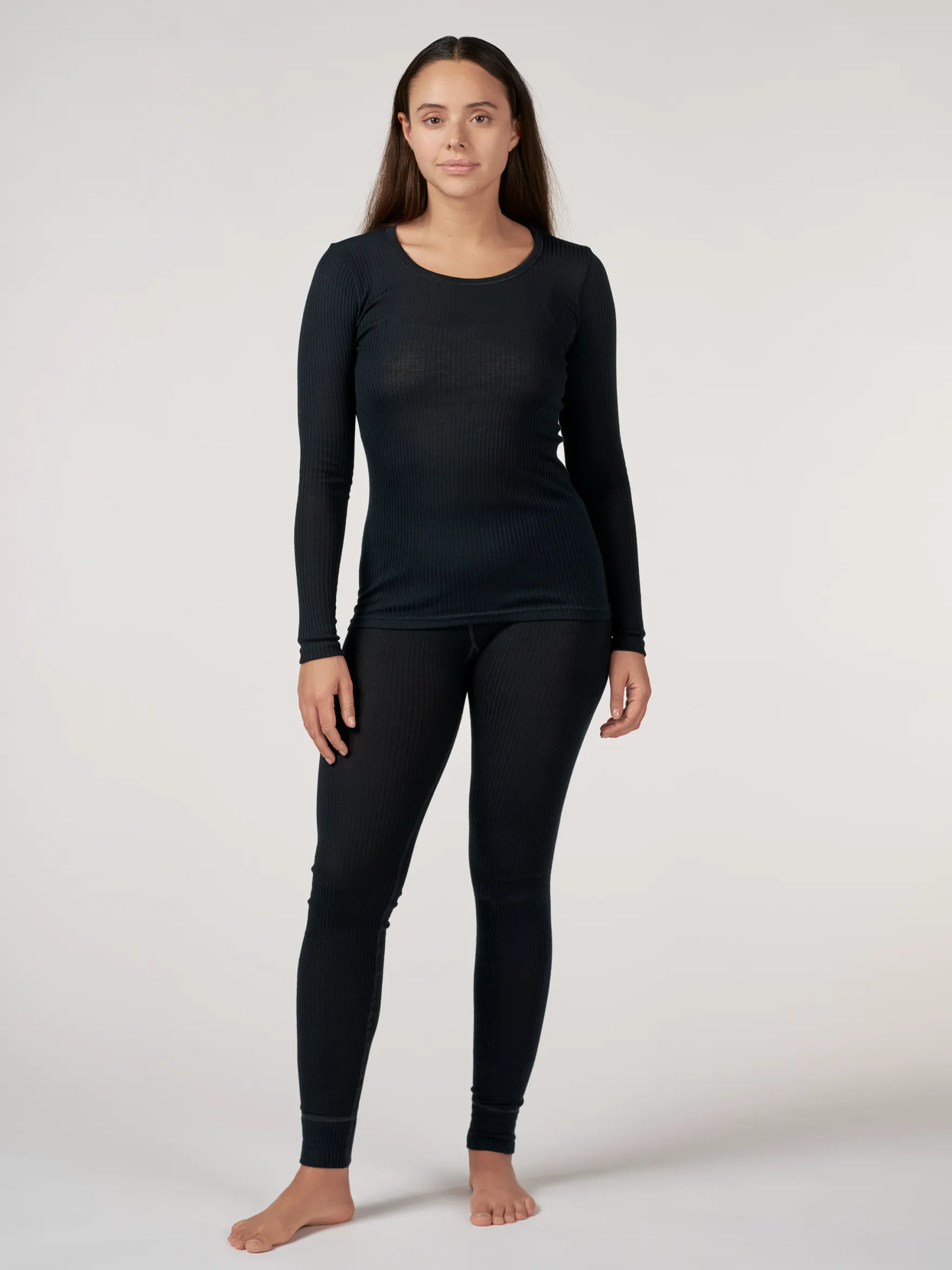 Leggings i merinould til kvinder