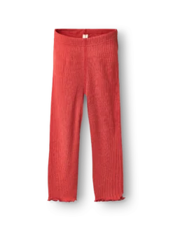 Leggings med bølgekanter i merinould til baby