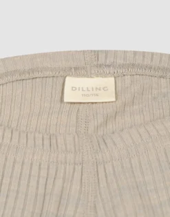 Leggings med bølgekant i merinould til børn