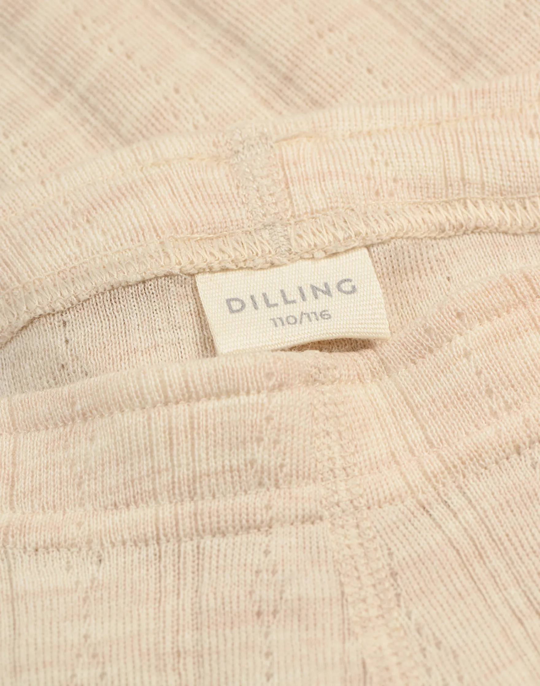 Leggings med hulmønster i merinould til børn