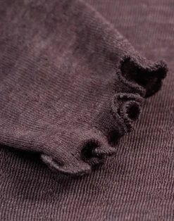 Leggings med hulmønster i merinould/silke til baby