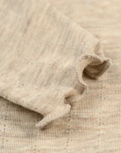 Leggings med hulmønster i merinould/silke til baby