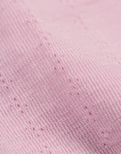 Leggings med hulmønster i merinould/silke til baby