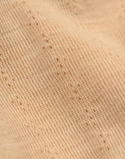 Leggings med hulmønster i merinould/silke til børn