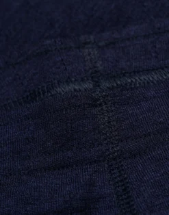 Leggings med hulmønster i merinould/silke til børn