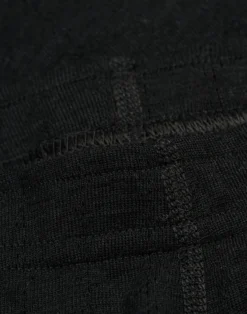 Leggings med hulmønster i merinould/silke til børn
