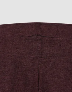 Leggings med hulmønster i merinould/silke til kvinder