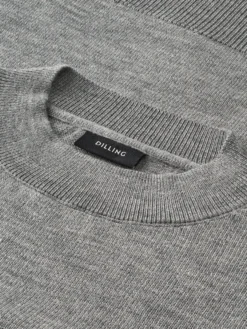 Løstsiddende crew neck i merinould til kvinder