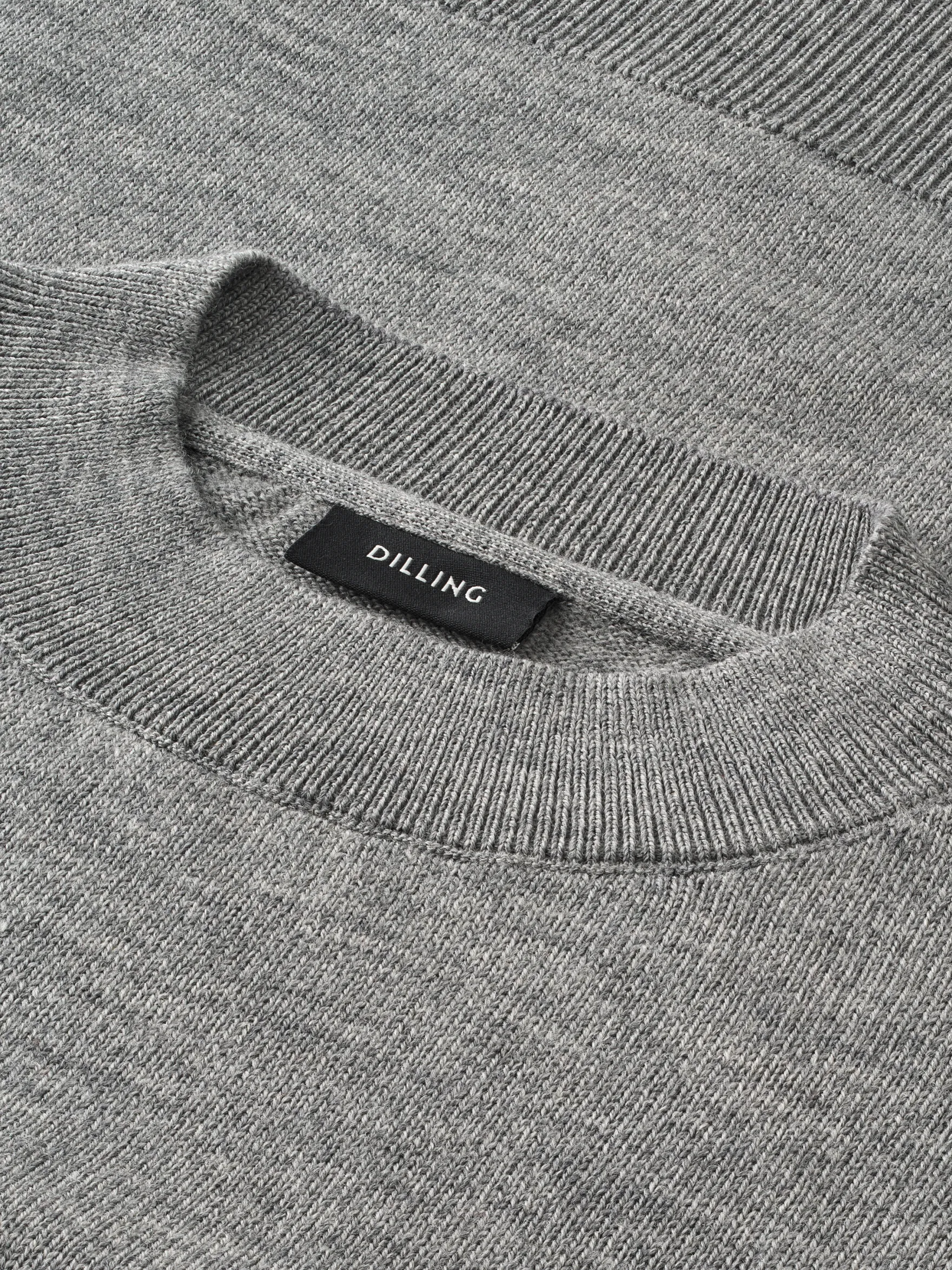 Løstsiddende crew neck i merinould til kvinder