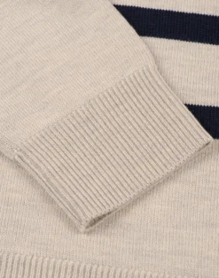 Løstsiddende crew neck i merinould til kvinder