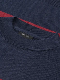 Løstsiddende crew neck i merinould til kvinder