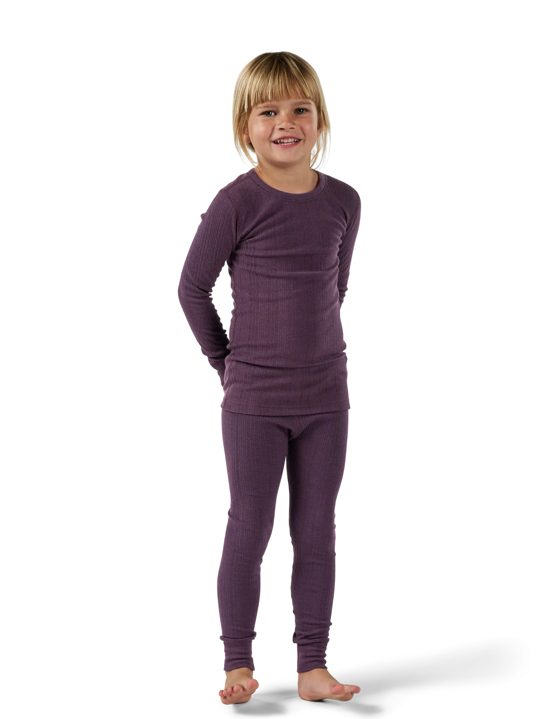 Merinouldleggings til børn