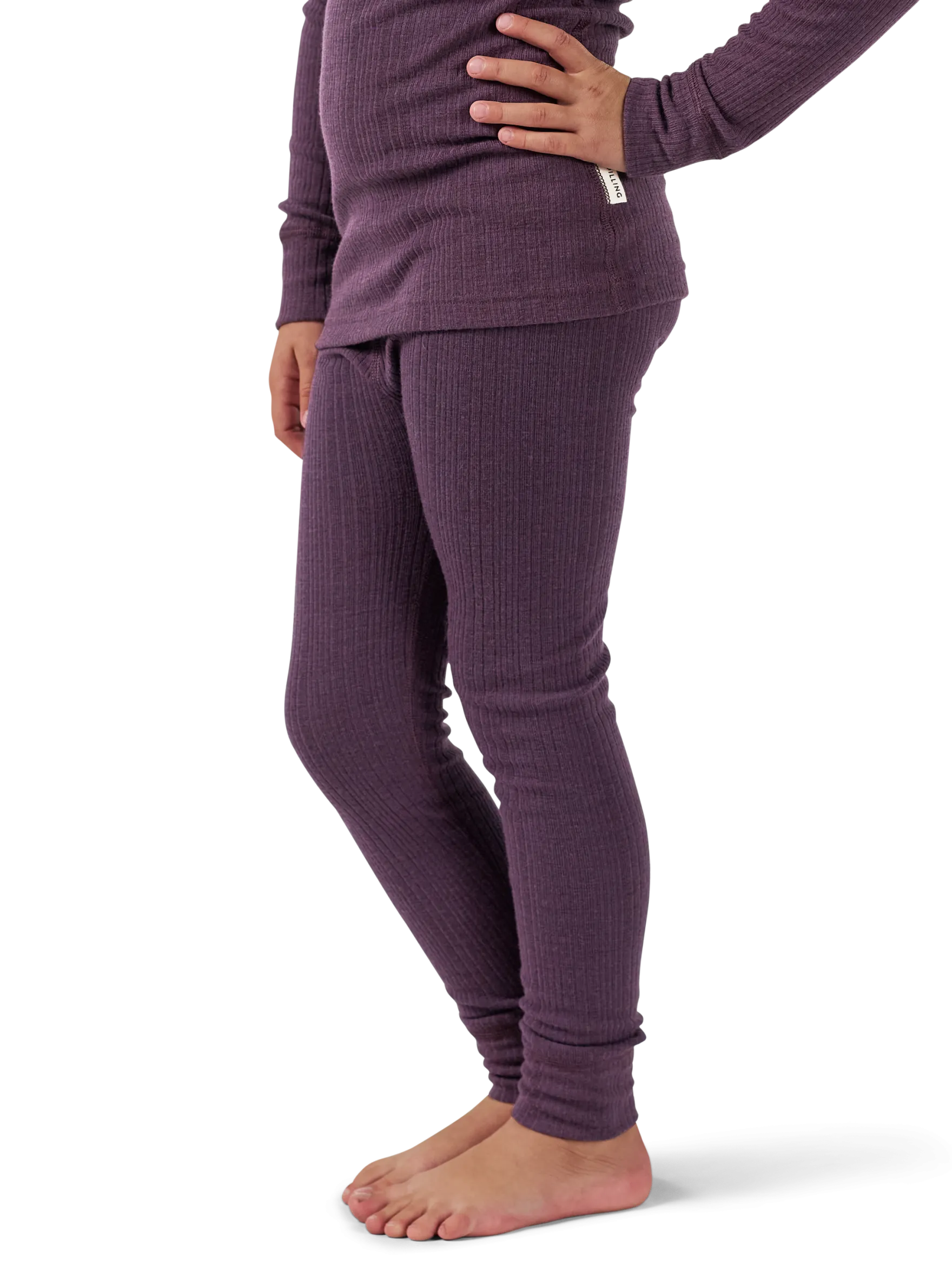 Merinouldleggings til børn