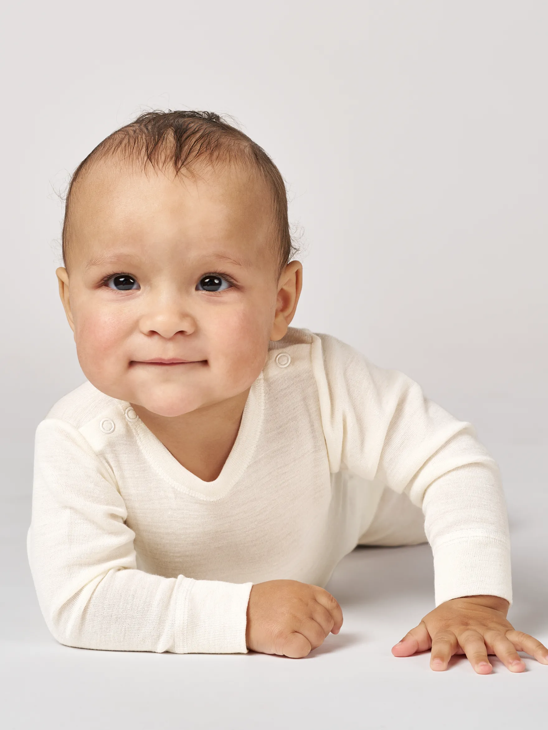 Merinould/silke heldragt til baby