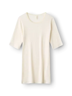 Merinould/silke T-shirt til kvinder