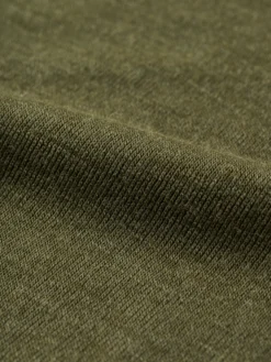 Merinouldtrøje med lynlås til herrer
