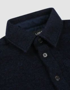 Overshirt i uld/bomuld til børn