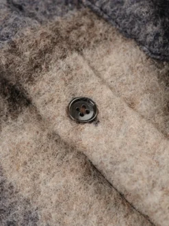 Overshirt i uld/bomuld til børn