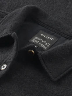 Overshirt i uld/bomuld til kvinder