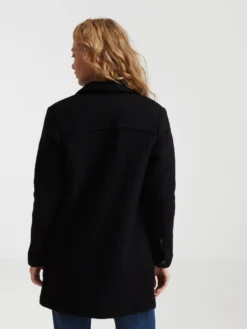 Overshirt i uld/bomuld til kvinder