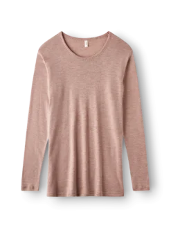 Plus size bluse i merinould til kvinder