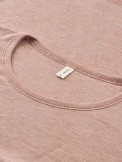 Plus size bluse i merinould til kvinder