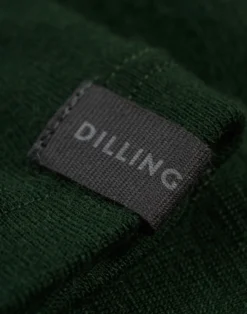 Plus size bluse med høj hals i merinould til kvinder