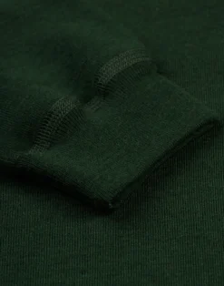 Plus size bluse med høj hals i merinould til kvinder