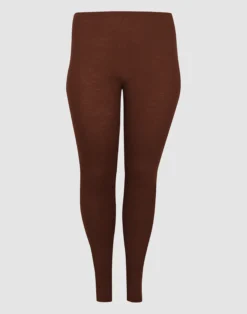 Plus size leggings i merinould til kvinder