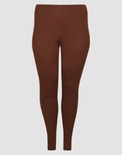 Plus size leggings i merinould til kvinder