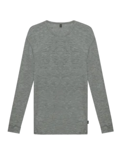 Plus size merinouldbluse med med lange ærmer til mænd