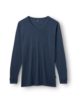Plus size merinouldbluse med med lange ærmer til mænd
