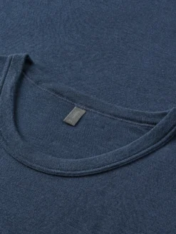 Plus size merinouldbluse med med lange ærmer til mænd