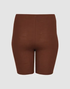Plus size shorts i merinould til kvinder