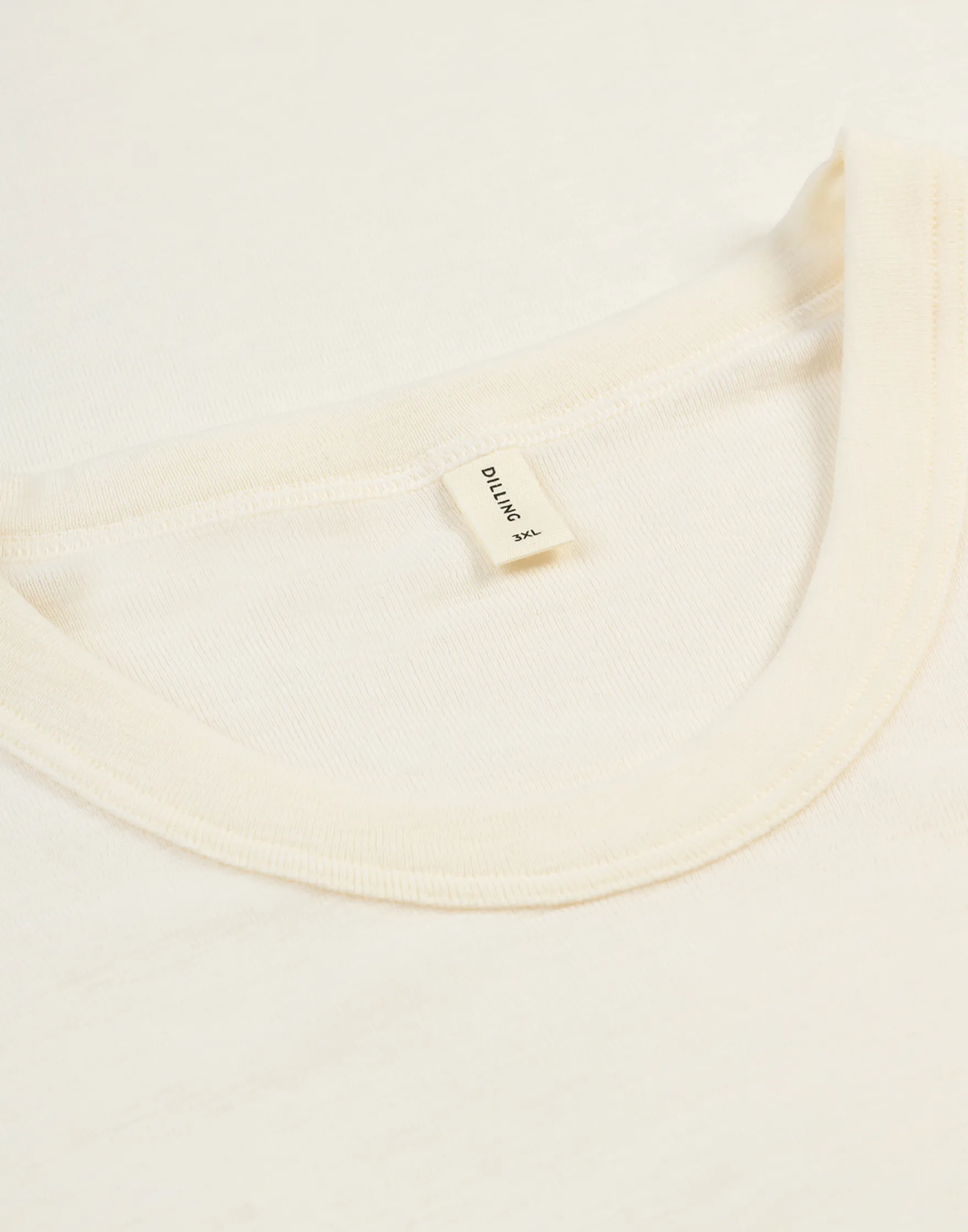 Plus size T-shirt i merinould til mænd