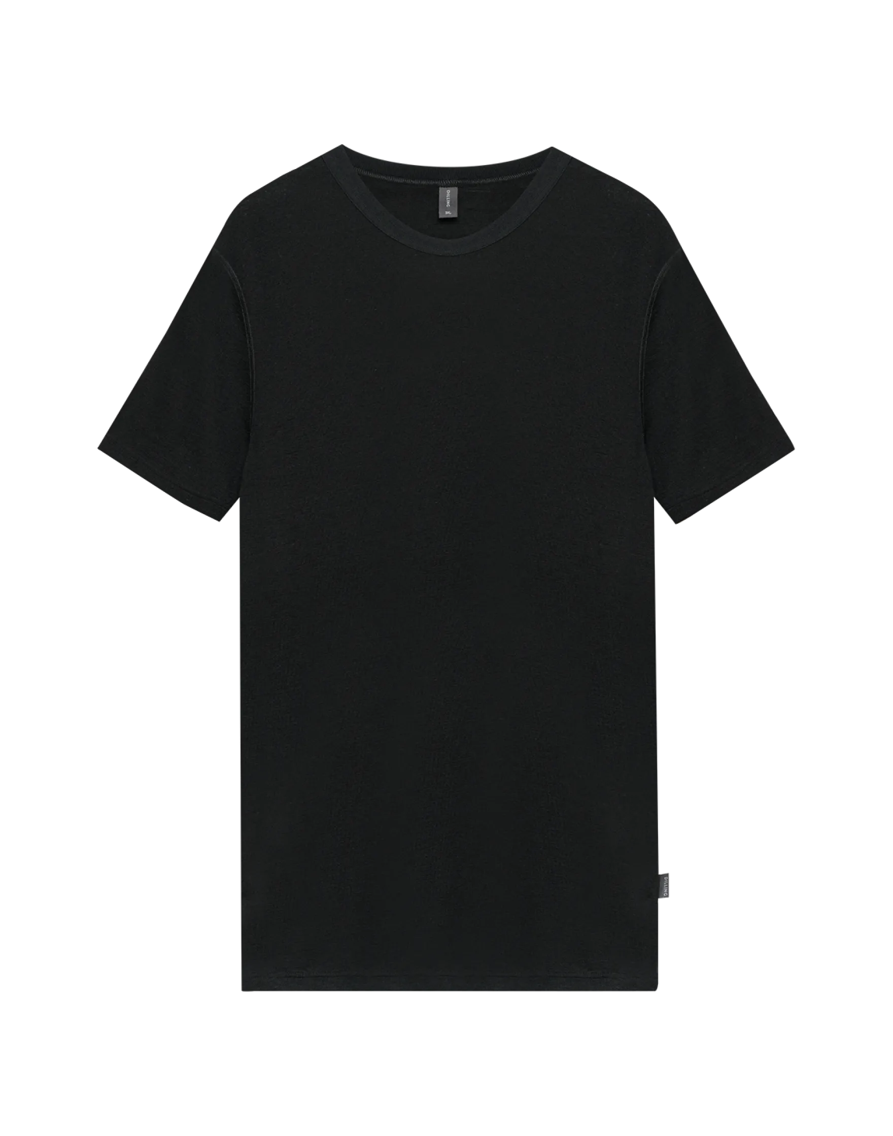 Plus size T-shirt i merinould til mænd