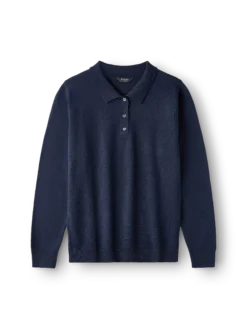 Polo i merinould til kvinder