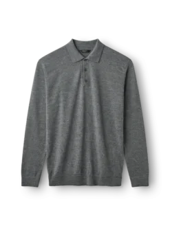Polo i merinould til mænd