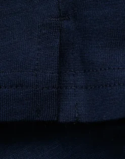 Polo med lange ærmer i merinould til børn