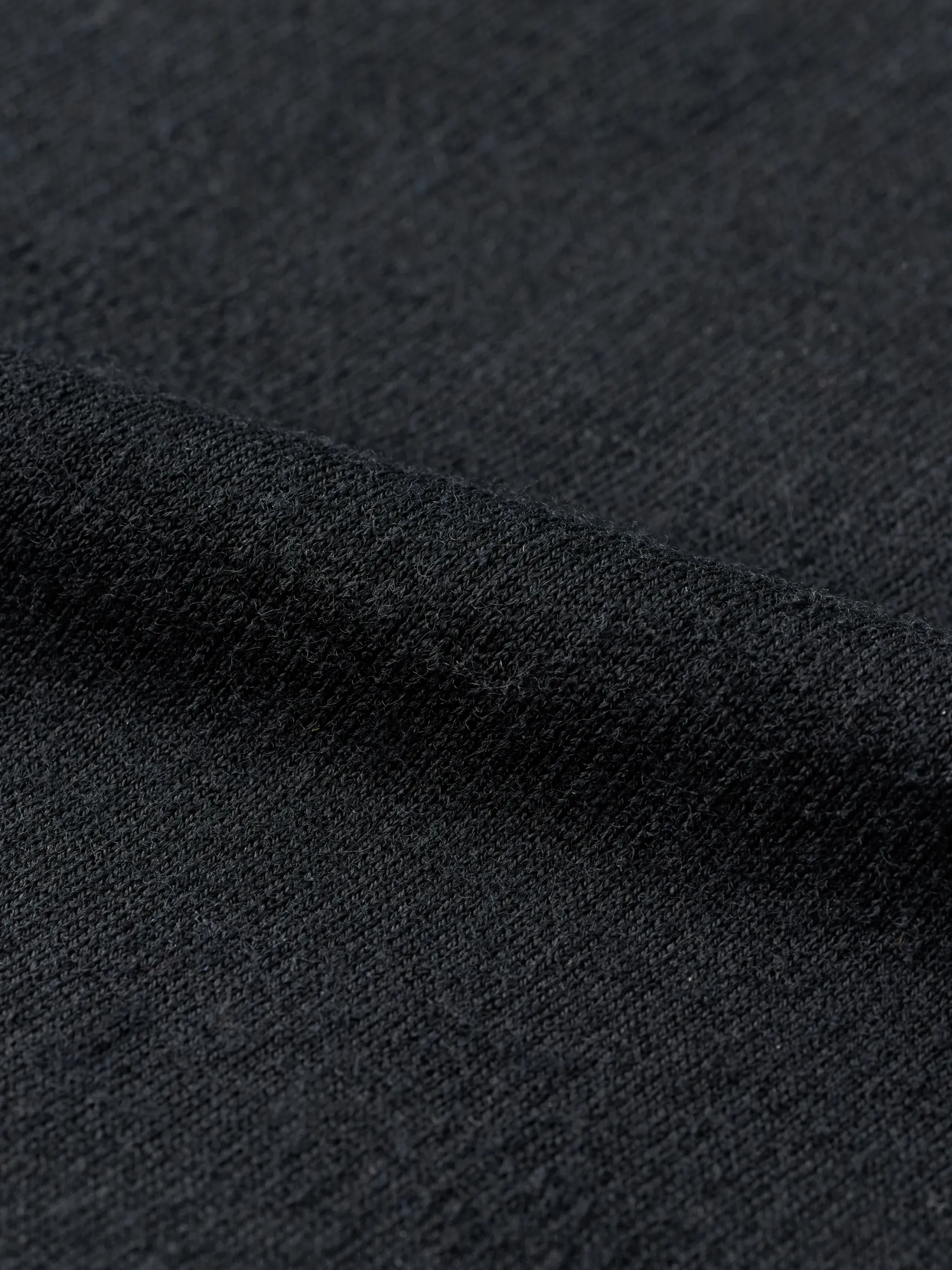 Polo sweatshirt i merinould til kvinder