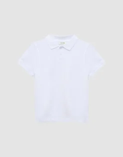Polo-T-shirt i bomuld til børn
