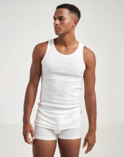 Premium Classic - Bomulds singlet til herrer